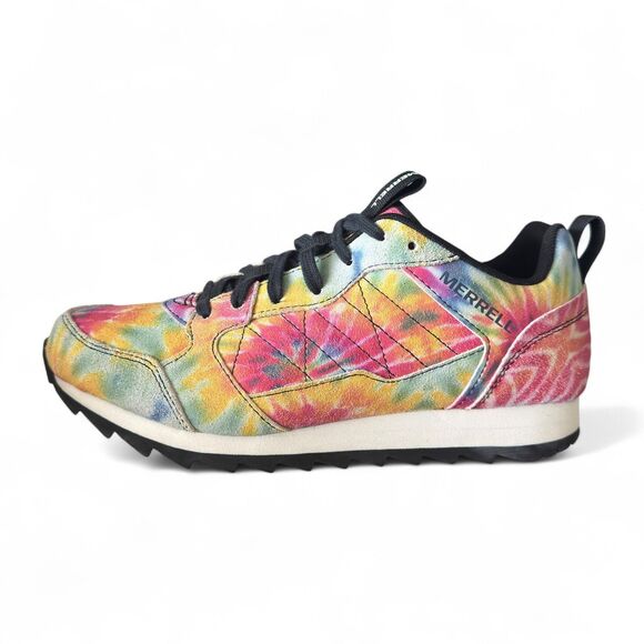 Merrell Alpine Tie Dye Rainbow Suede Sneakers Mens 8 / Women's 9.5 J002271 - Picture 4 of 11